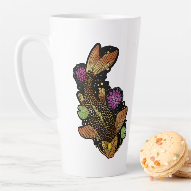 Koi Fish Latte Mug (In Situ)