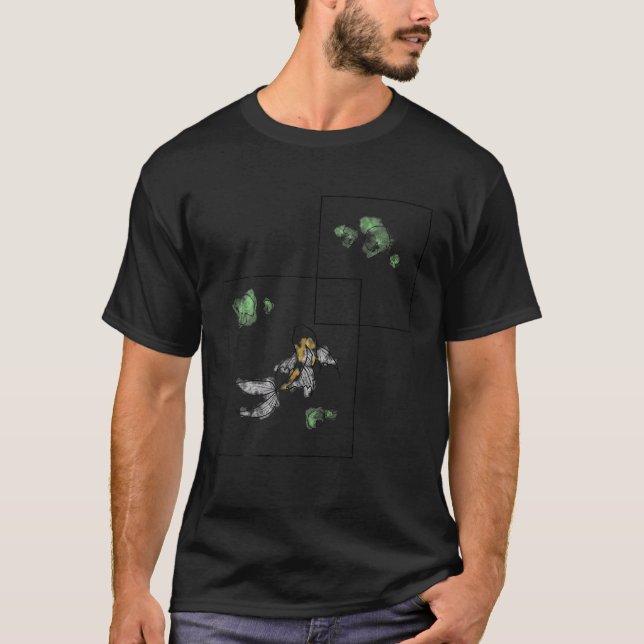 Koi Fish Lilly Pad T Shirt (Front)