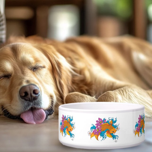 Koi Fish Lotus Cherry Blossoms (Creator Uploaded)