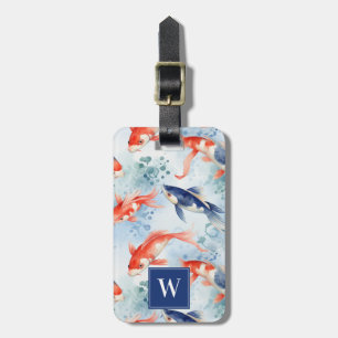 Koi Fish Luggage Tag