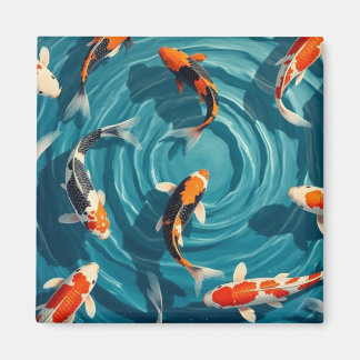 koi fish magnet