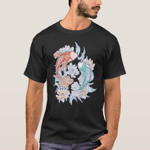 Koi Fish Nashikigoi Beautiful Carp Japanese Cultur T-Shirt