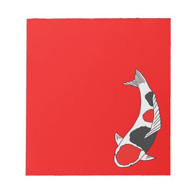 Koi Fish Notepad (Front)