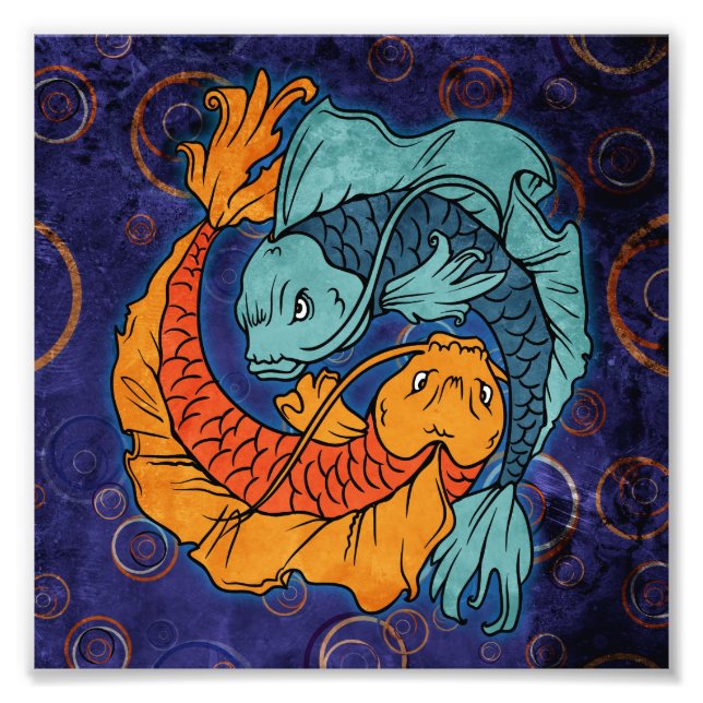 Koi Fish Photo Print (Front)