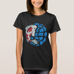 Koi Fish Pixel Art T-Shirt