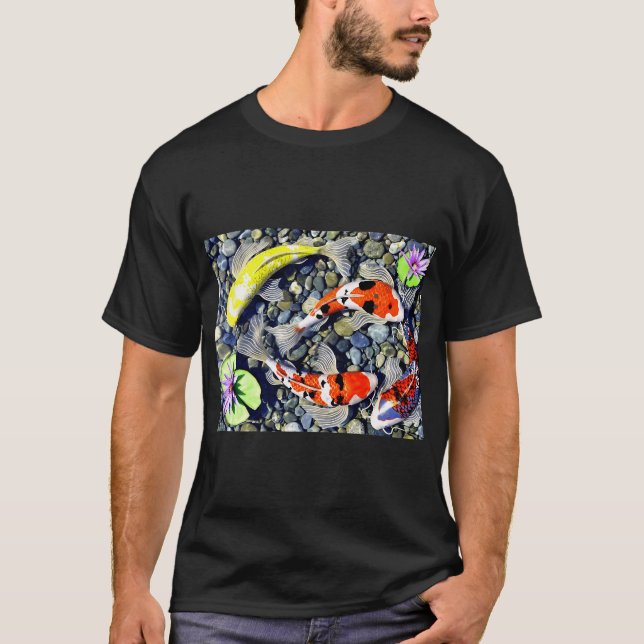 Koi fish pond T-Shirt (Front)