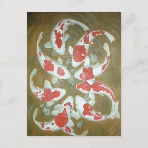 KOI FISH POSTCARD