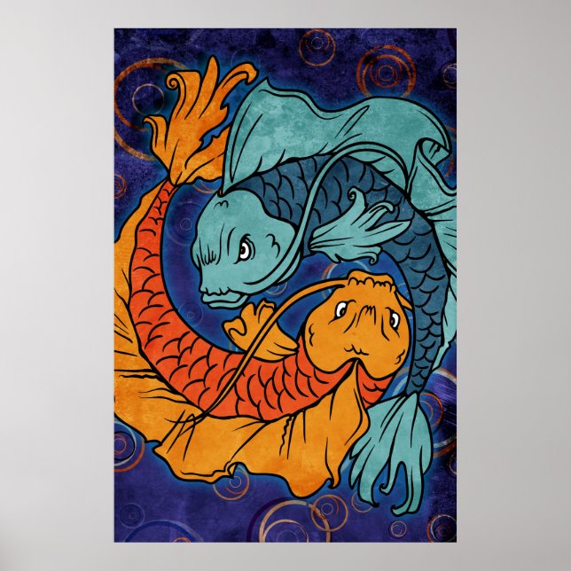 Koi Fish Poster (Front)
