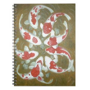 KOI FISH SPIRAL NOTEBOOK