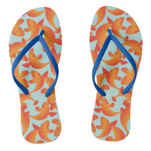 Koi Fish Summer flip flops