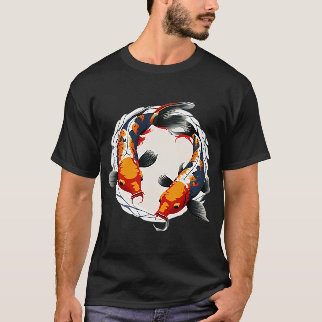 koi fish swimming around T-Shirt (Front)