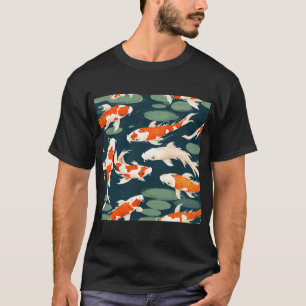 Koi fish swimming, golden yellow T-Shirt