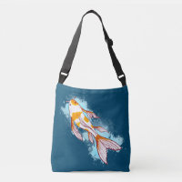 Koi fish Swimming Illustration