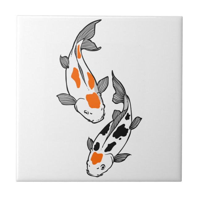 Koi Fish Tile (Front)