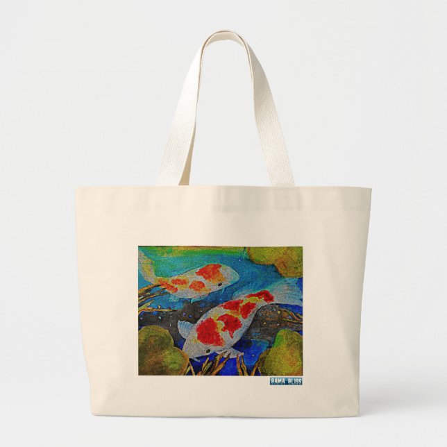 Koi Fish Tote Bag (Front)