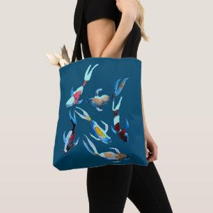 Koi Fish watercolor Tote Bag
