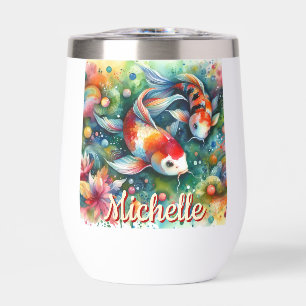Koi Fish Whimsical Watercolor Personalised