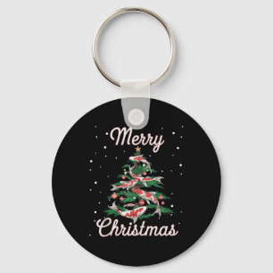 Koi Fish Xmas Tree Koi Carp Christmas Tree Key Ring
