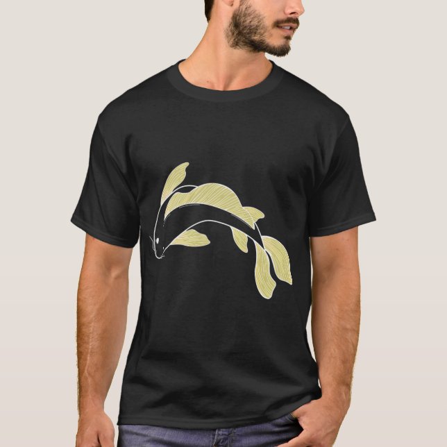 koi fish - yellow T-Shirt (Front)