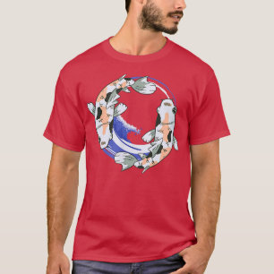 Koi Fish Yin and Yang  T-Shirt