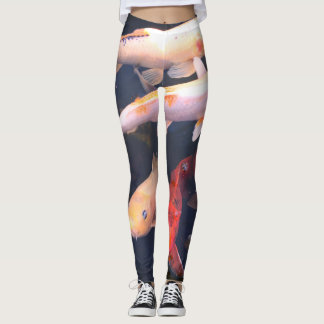 Koi Fish Yoga Leggings