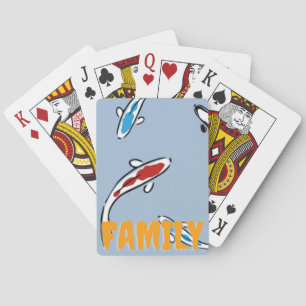 Koi Fish Zazzle_Growshop. Playing Cards