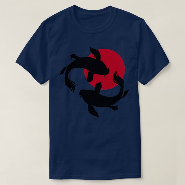 Koi Fishes T-Shirt (Design Front)