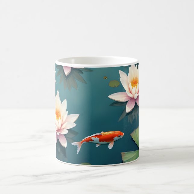 Koi Fortune Coffee Mug (Center)