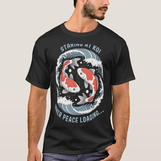 Koi Gazing â€“ Unlocking Zen Mode T-Shirt (Front)