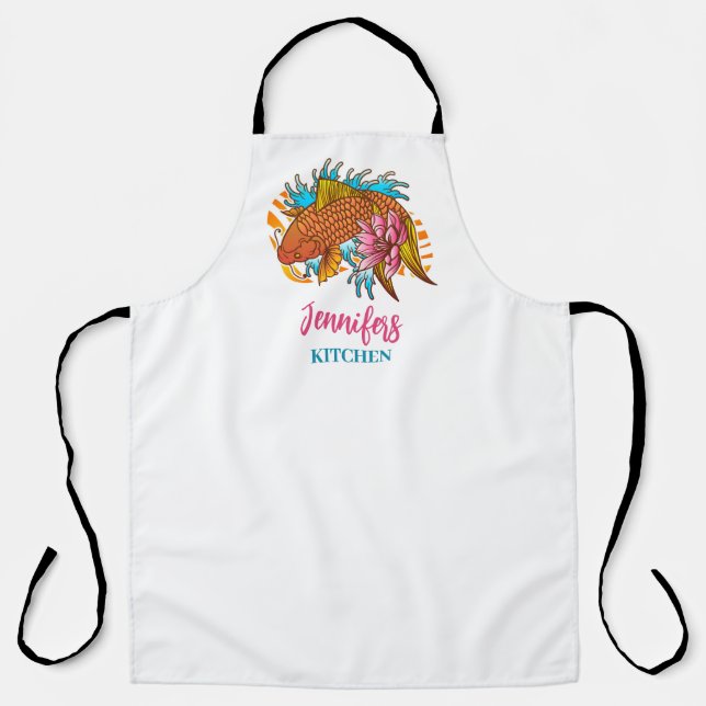 Koi Goldfish Apron (Front)