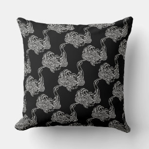 Koi Grade A Cotton Throw Pillow 20x20