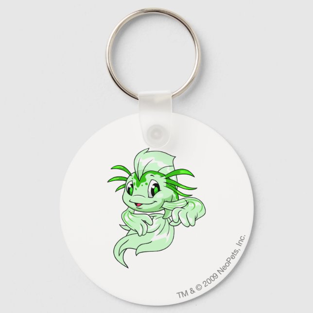 Koi Green Key Ring (Front)
