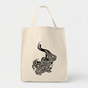 Koi Grocery Tote Bag