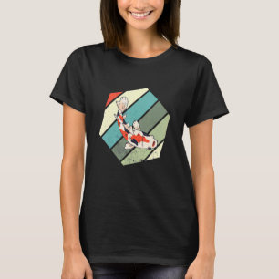 Koi Hexa Retro Vintage Japan Pond Nishikigoi Japan T-Shirt