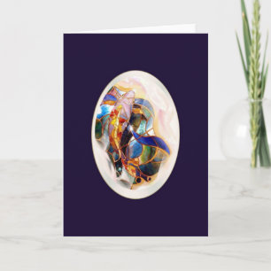 Koi in A Drop Dreaming New Baby Greeting Card