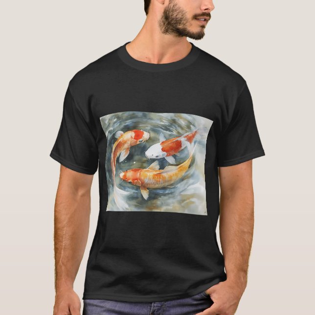 Koi in Pond T-Shirt (Front)