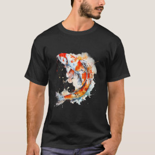 Koi Japanese Koi Carp Fish Nishikigoi Fish Japanes T-Shirt