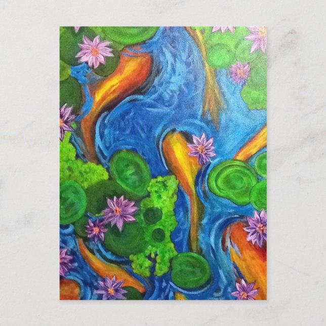 Koi Joy II Postcard (Front)