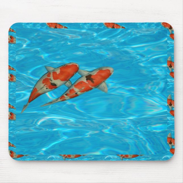 Koi Karpfen Mouse Pad (Front)