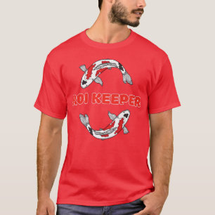 Koi Keeper Fish Pond Carp Japan Japanese Art Asian T-Shirt