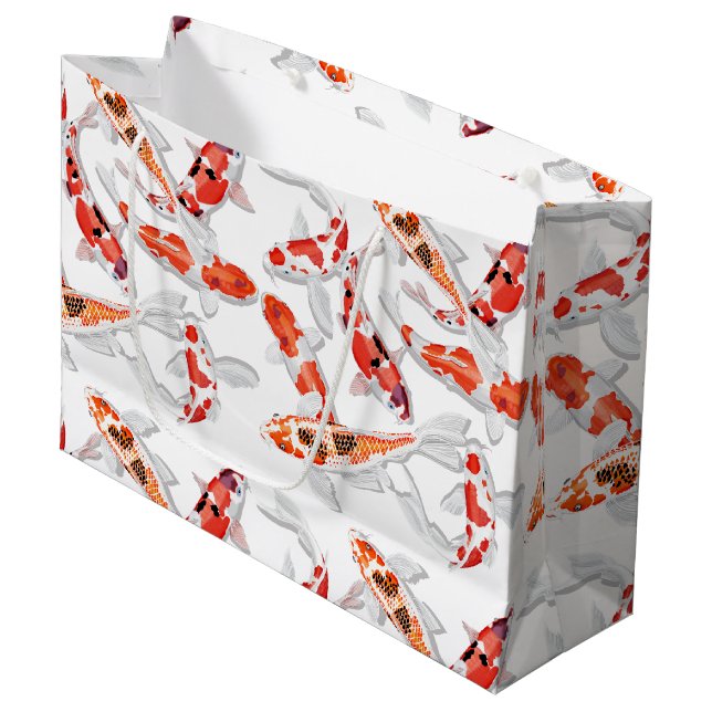 Koi Large Gift Bag (Front Angled)