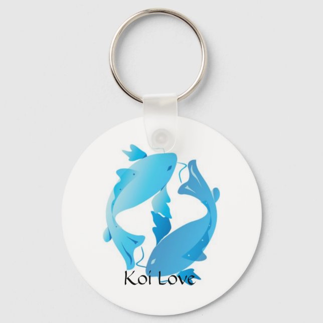 Koi Love Key Ring (Front)