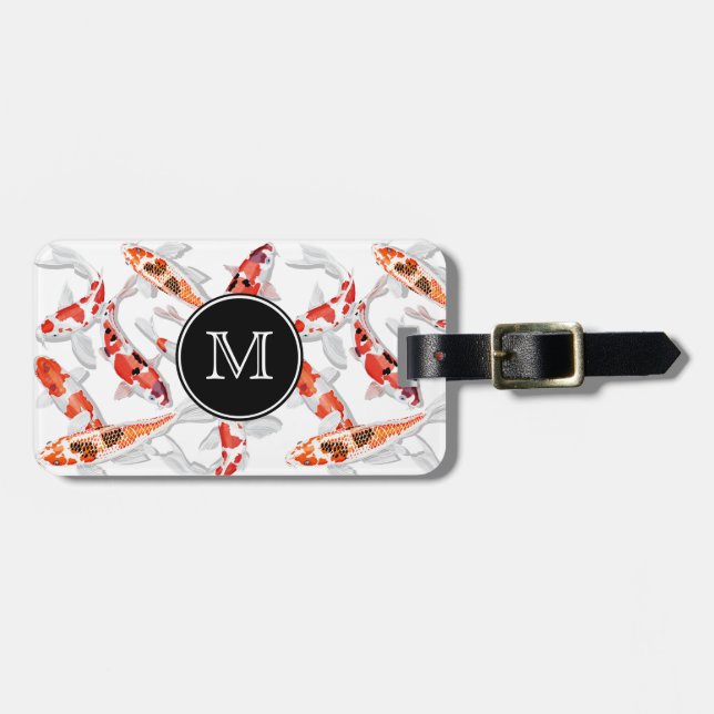 Koi Luggage Tag (Front Horizontal)