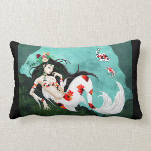 Koi Mermaid Lumbar Cushion