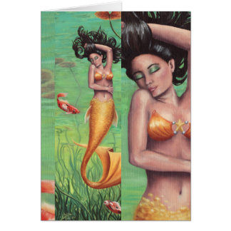 Koi Mermaid Postcard