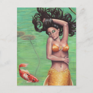 Koi Mermaid - Postcard
