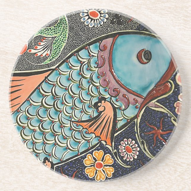 Koi Mosaic Coaster (Front)