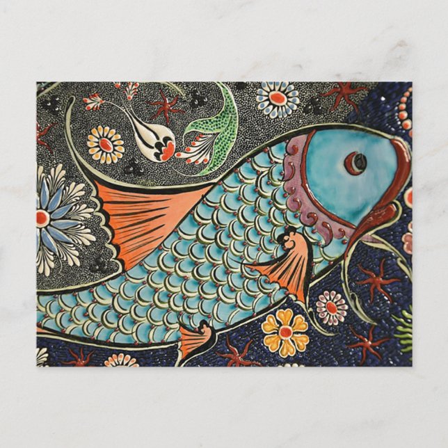Koi Mosaic Postcard (Front)
