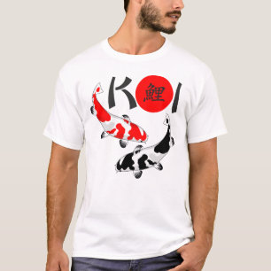 KOI - Nishikigoi Bekko white red black 1 T-Shirt
