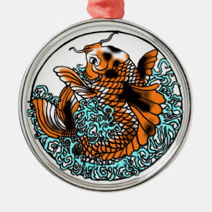 Koi Ornament Hand Drawn Digitally Coloured
